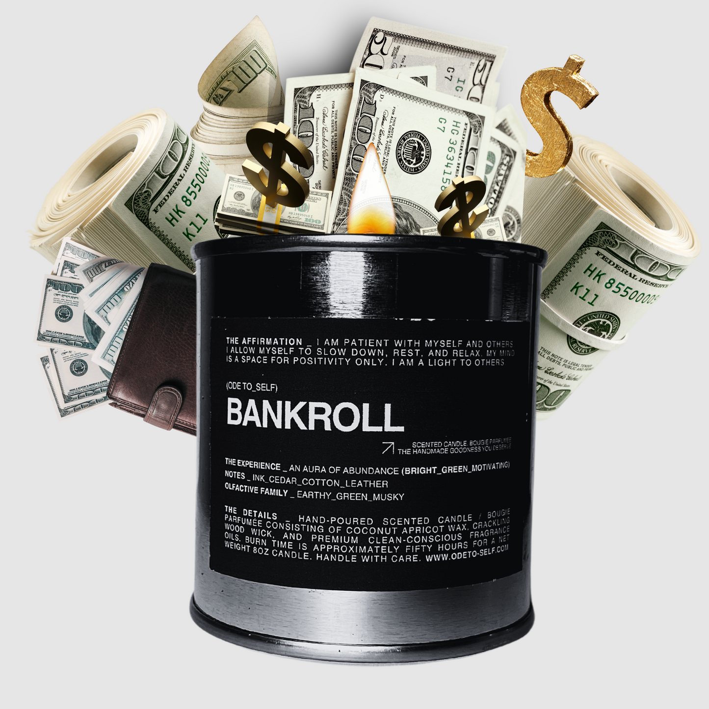 "BANKROLL" CANDLE