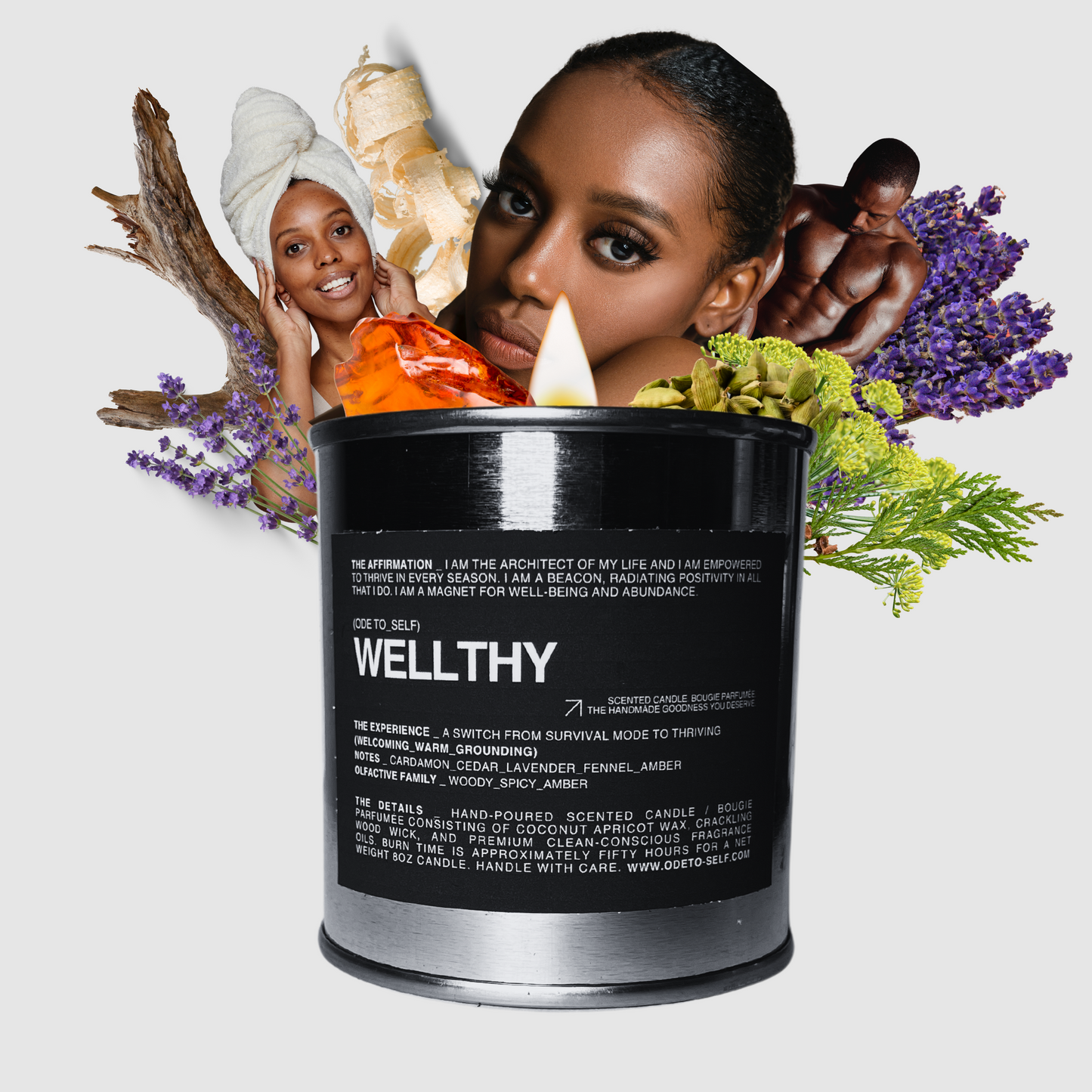 "WELLTHY" CANDLE