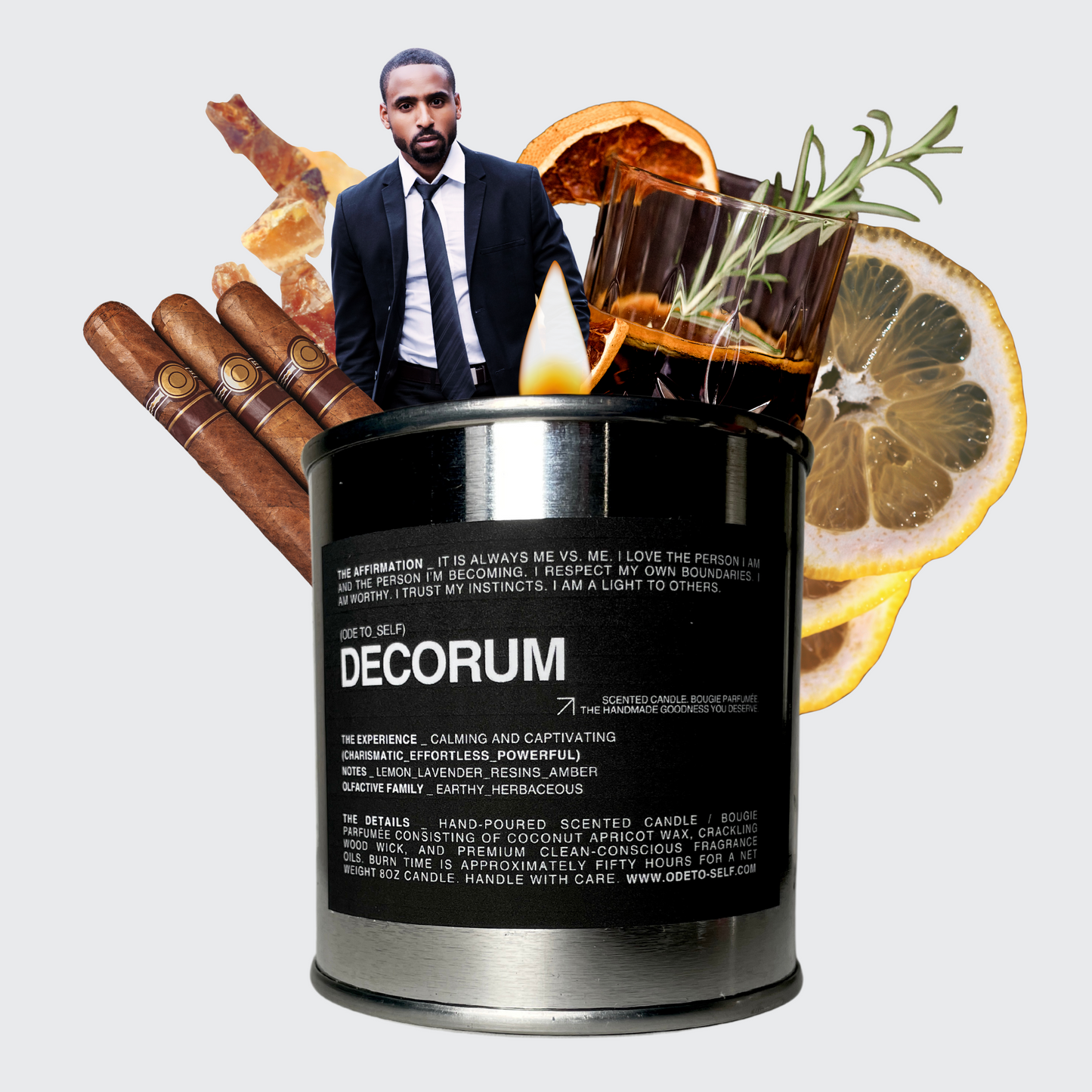 "DECORUM" CANDLE